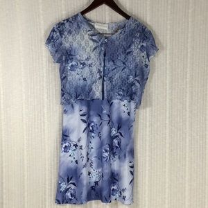 Younique Cropped Lace Jacket & Dress Size L (Jrs)